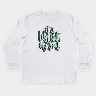 It is well with my soul Kids Long Sleeve T-Shirt